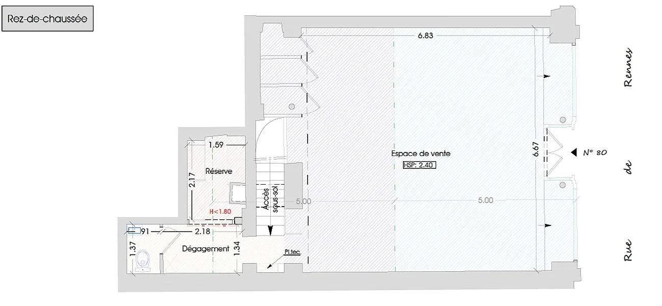 113 sqm Retail Space on Rue de Rennes, Paris — 5