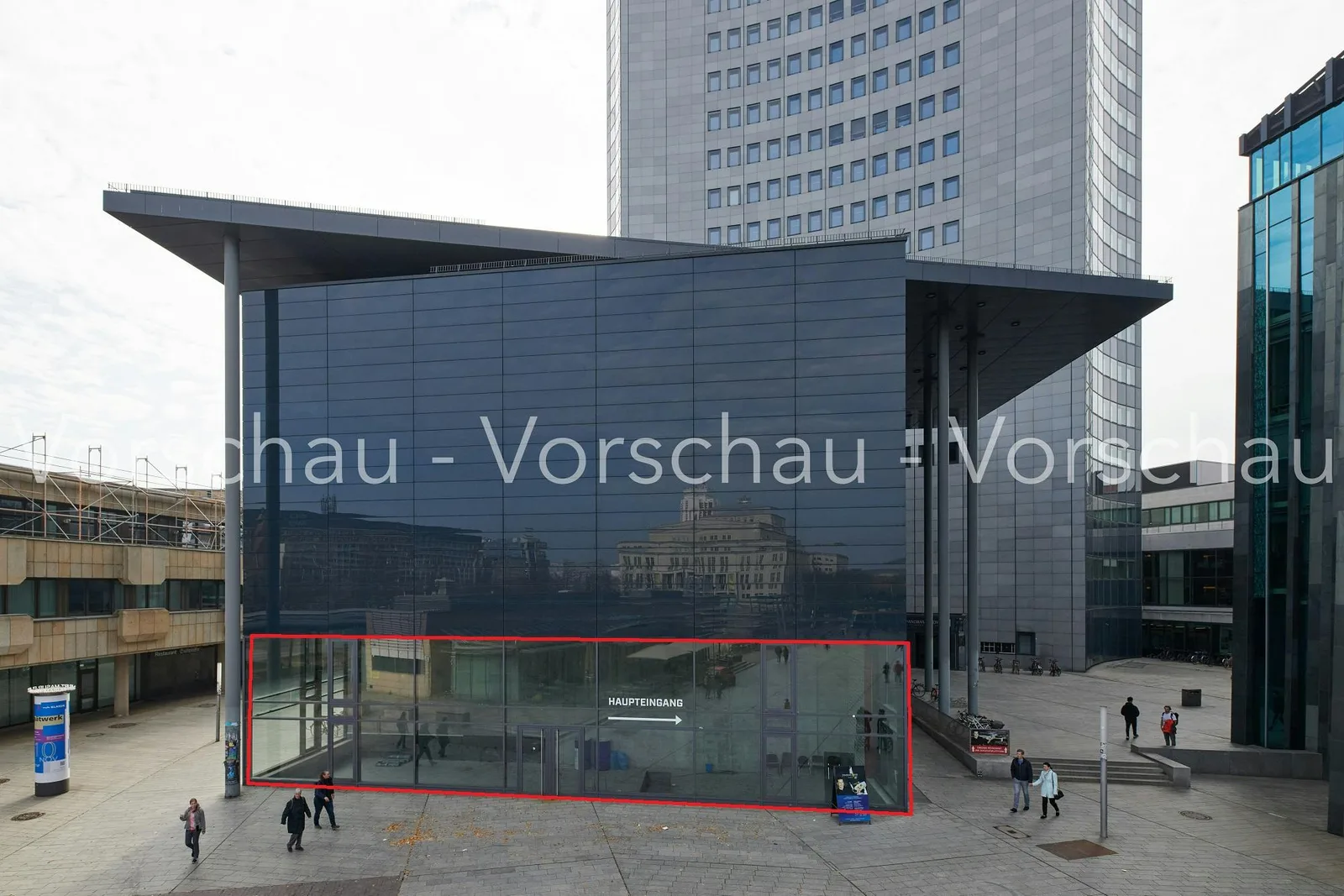 132 sqm Retail Space in The City Tower Leipzig