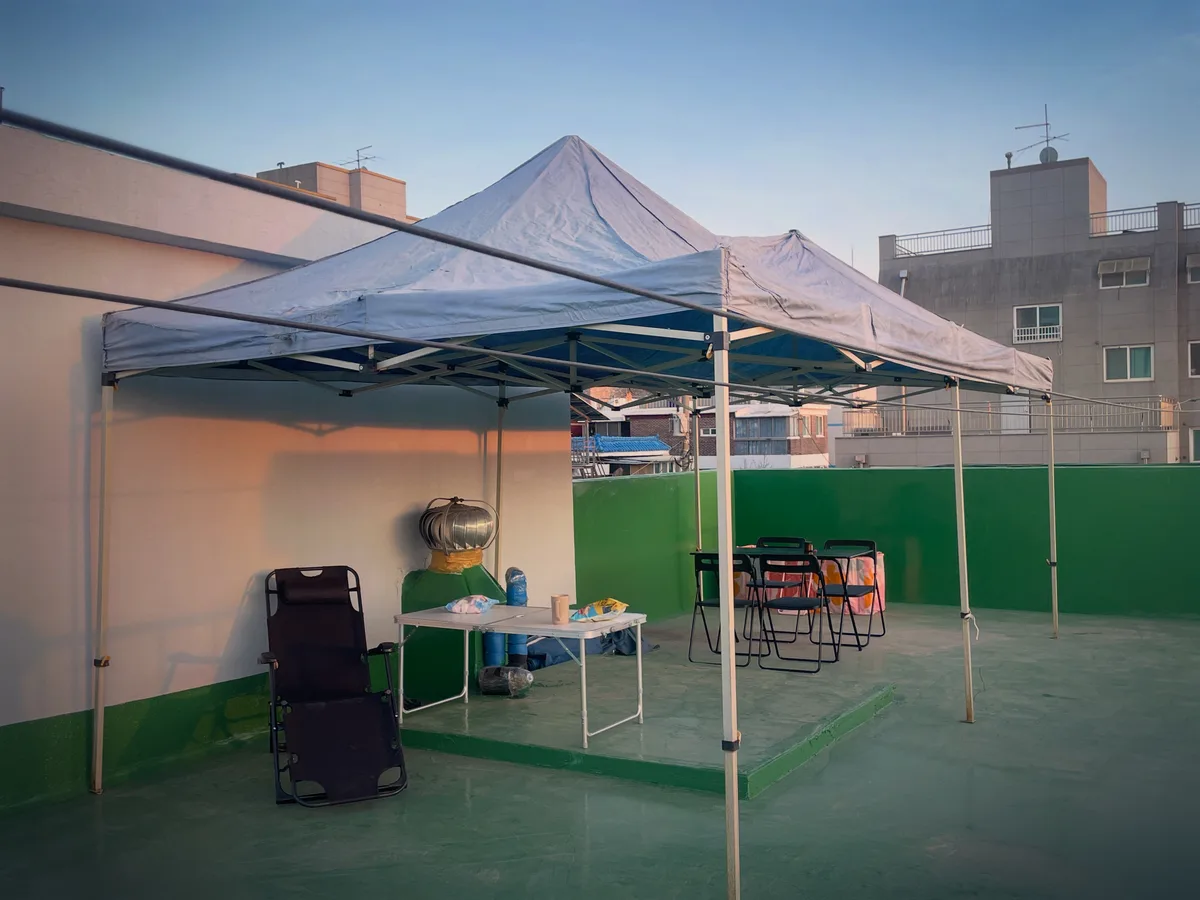 148 sqm Rooftop Venue with BBQ and Tent in Guwol, Incheon, family gathering, pop-up rental in Seoksan-ro, second interior vi…