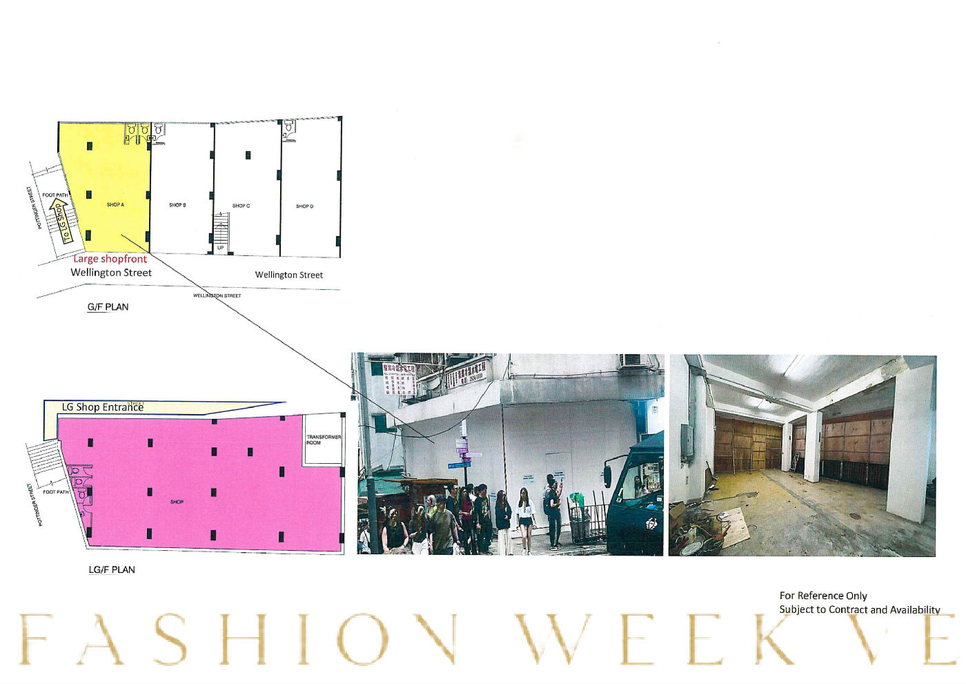 2,766 sqft Corner Shop in Central, 257 sqm, pop up store in Hong Kong, interior view