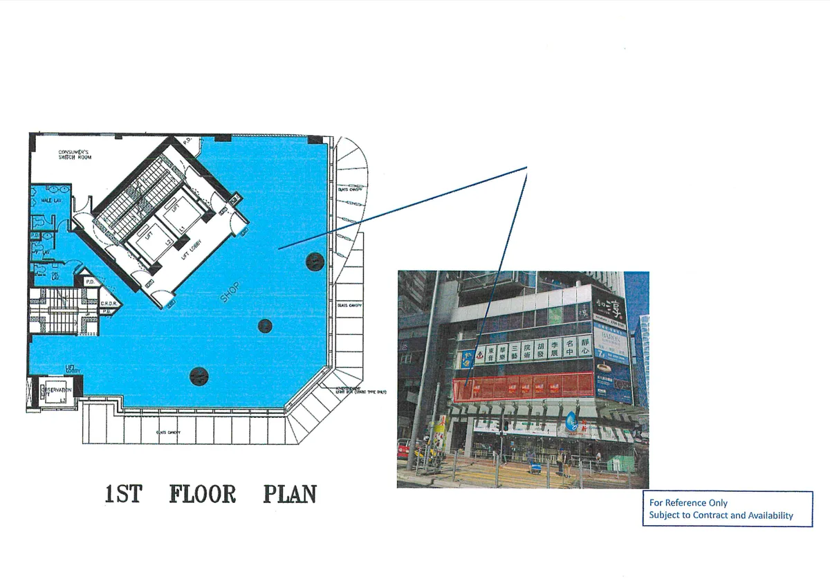 2,771 Sqft Shop Available on 1st Floor in Wanchai, 257 sqm, retail activation, pop-up rental in Hong Kong, interior view