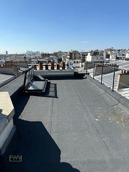 60 sqm Rooftop Space with Panoramic Views in South of Pigalle, gallery showing, pop-up rental in Paris