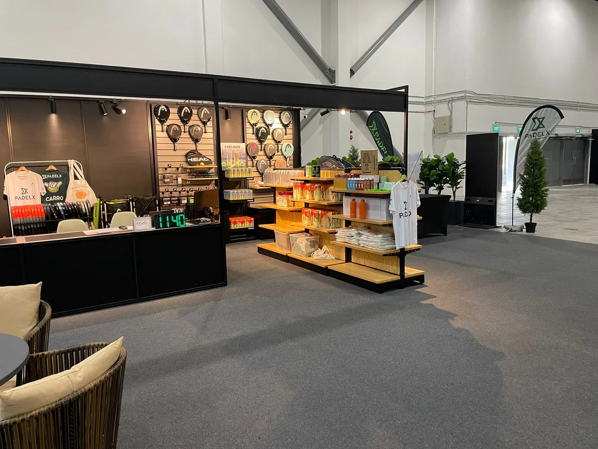 Air-Conditioned Event and Booth Space with Lounge Seating, 20 sqm, retail activation, pop-up rental in Singapore