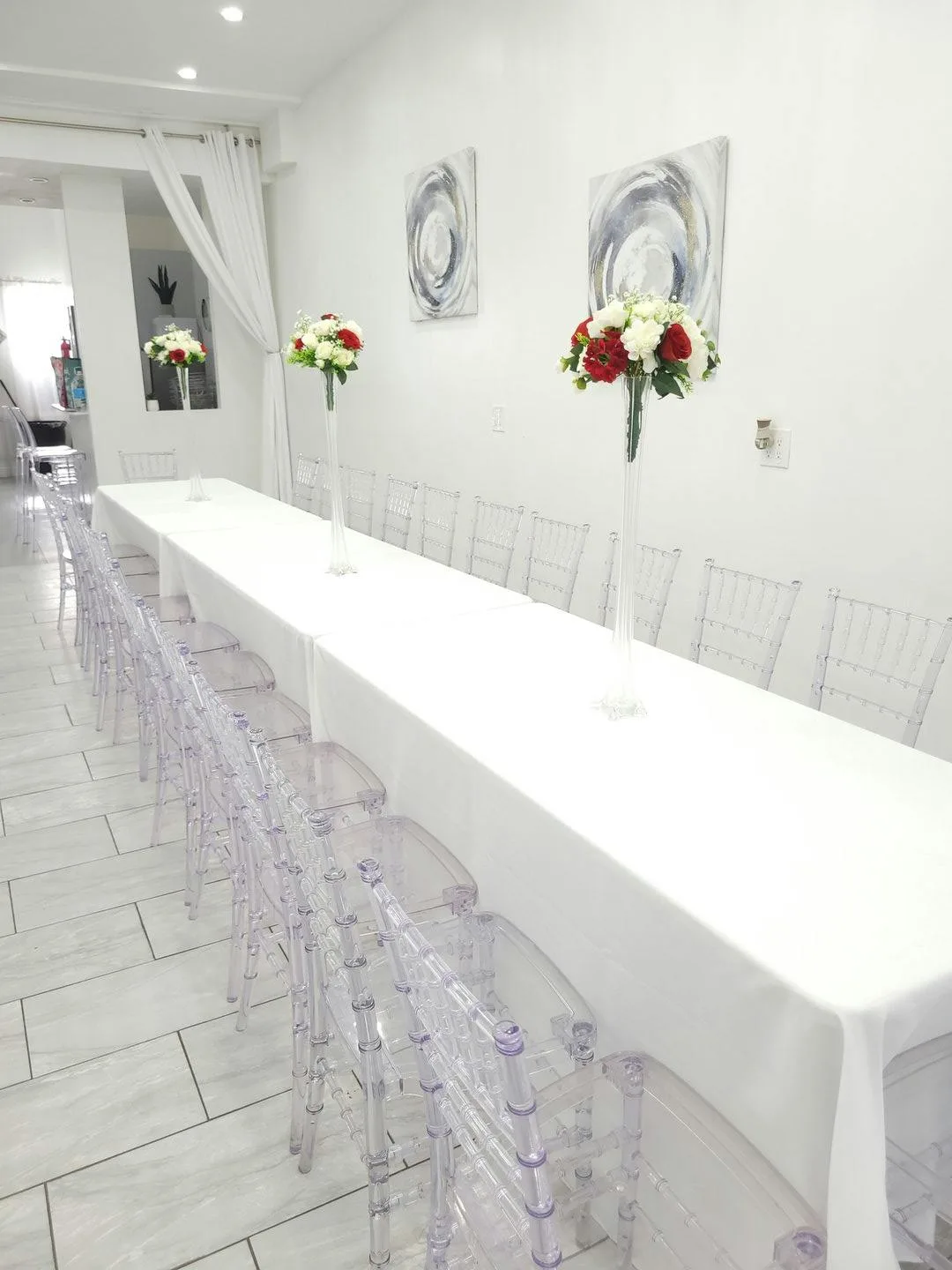 All White Intimate and Elegant Event Venue in Queens — 5