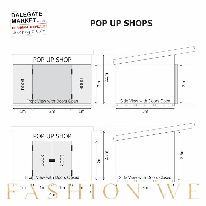 Beach Hut Pop Up Shops for Independent Traders, 9 sqm, pop up store in Burnham Deepdale, additional interior view