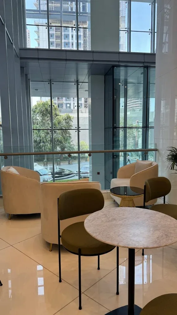 Boutique Café-Style Event Venue in Anantara Business Tower, 350 sqm, private event, pop-up rental in Dubai, interior view