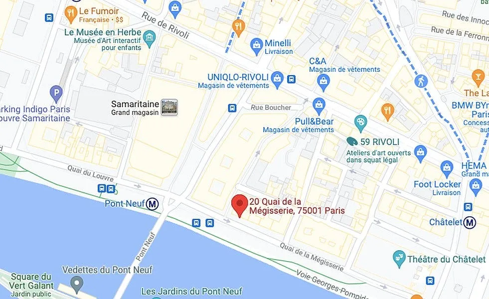 Boutique Shop for Rent near Samaritaine in Paris — 3