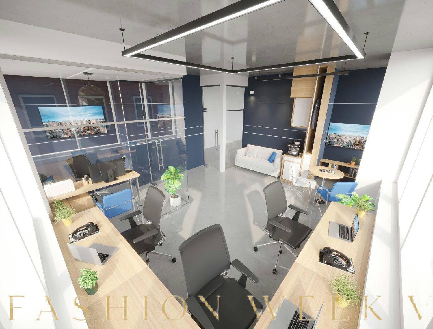 Brand New Multi-Purpose Closed Office Space, corporate event, pop-up rental in Montréal, additional interior view
