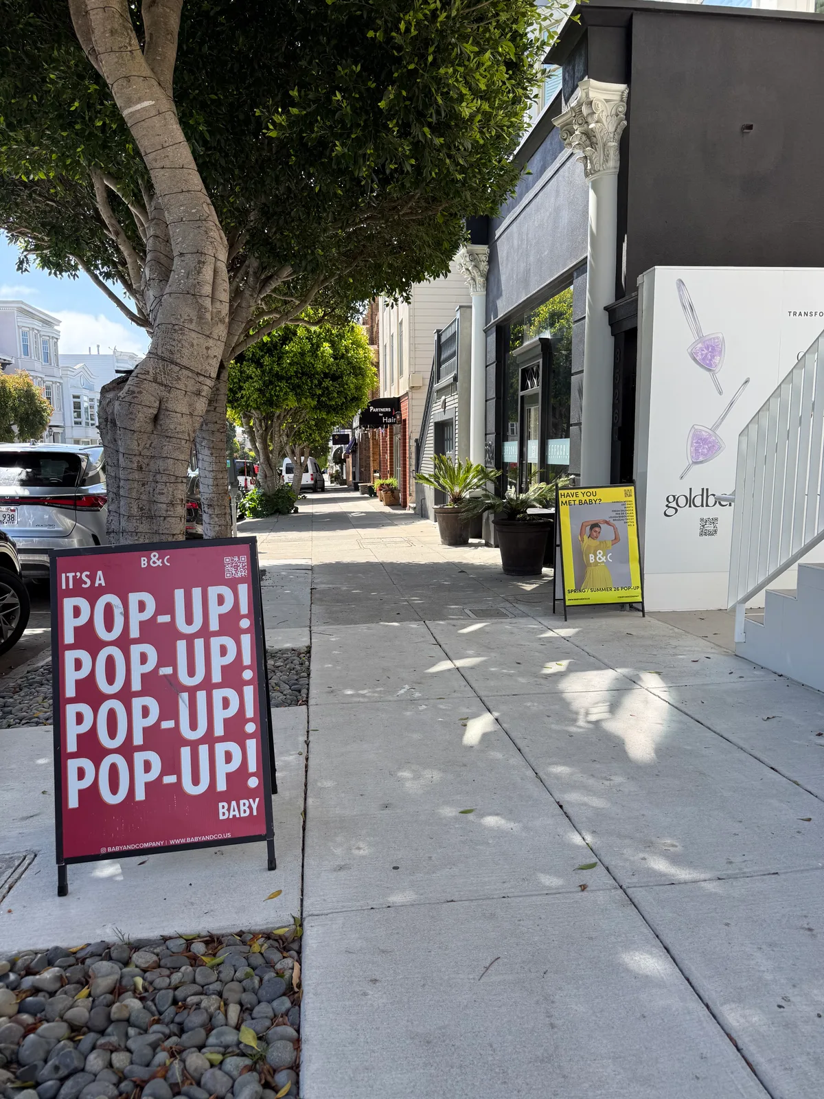 Brand New Retail Space in Presidio Heights, 86 sqm, pop up store in San Francisco, interior view
