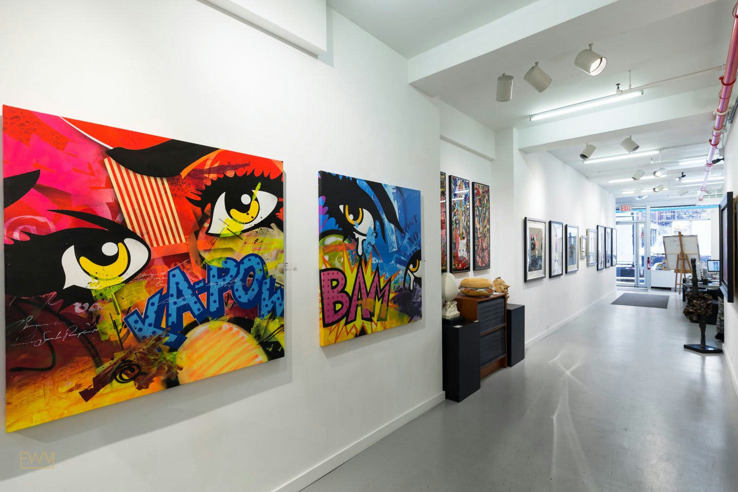Bright Gallery Space on Bowery, New York, 186 sqm, pop up store
