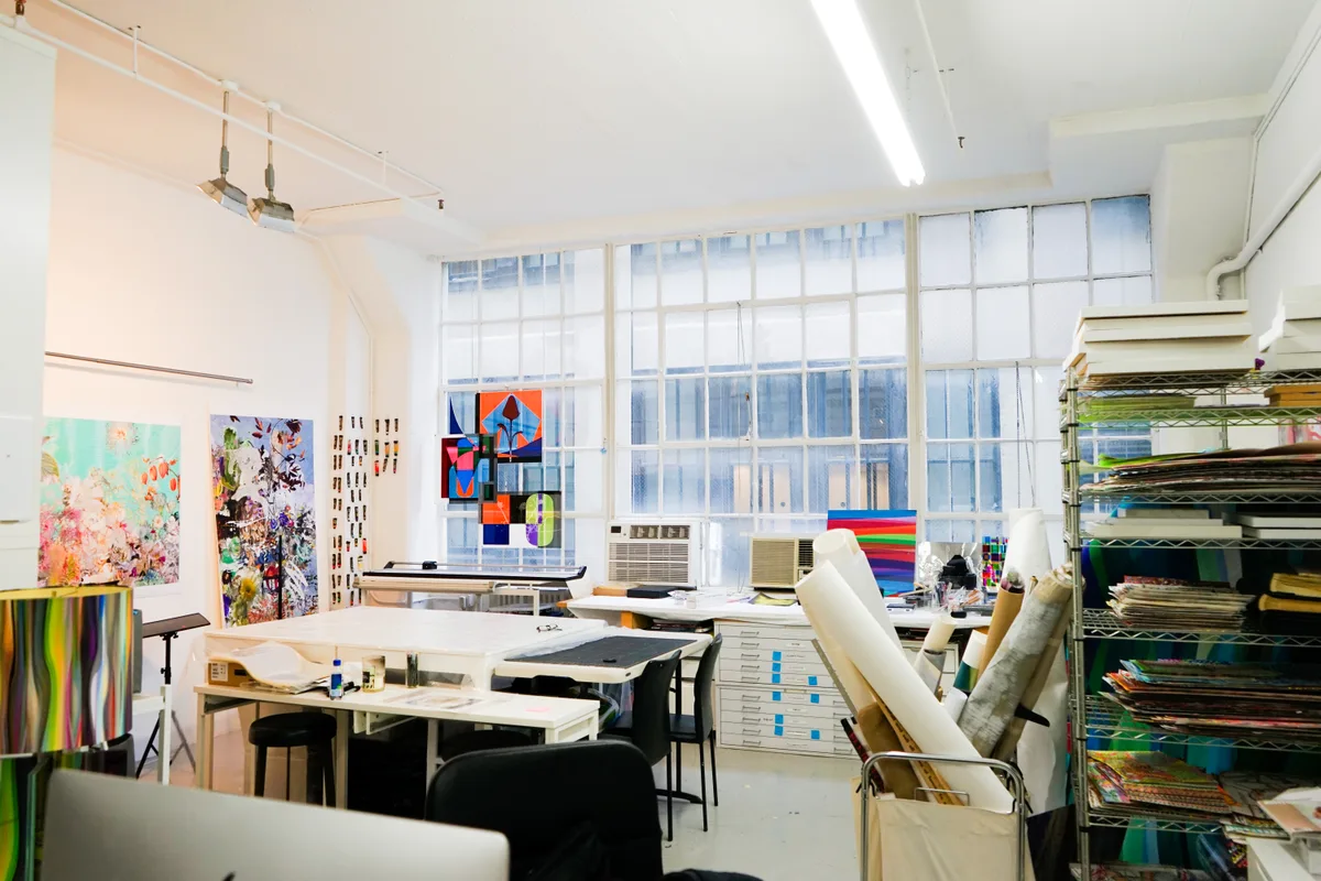 Collaborative Artist Studio Space in Chelsea, 81 sqm, art exhibition, pop-up rental in New York