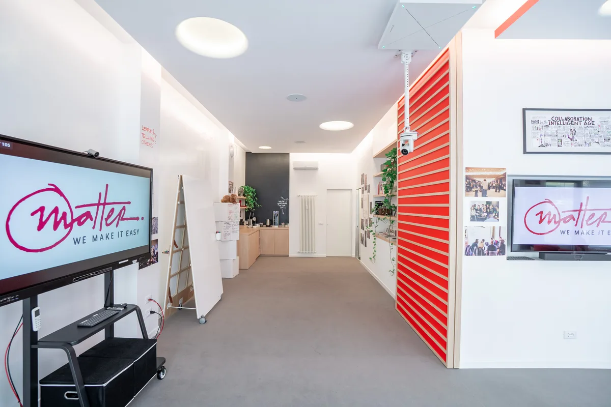 Collaborative Meeting Space in Milan, 96 sqm, workshop, pop-up rental in Milano, additional interior view