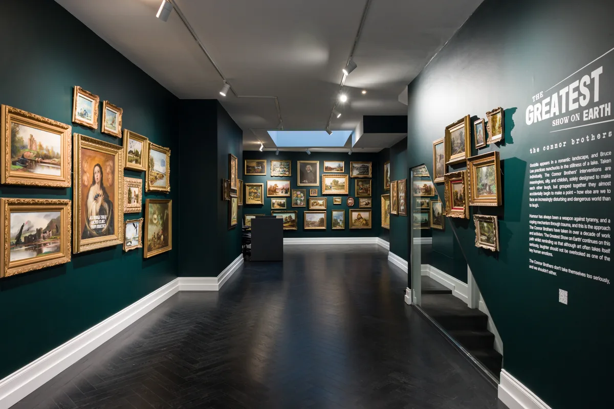 Contemporary Art Gallery in Mayfair, 350 sqm, art exhibition, pop-up rental in Greater London, interior view