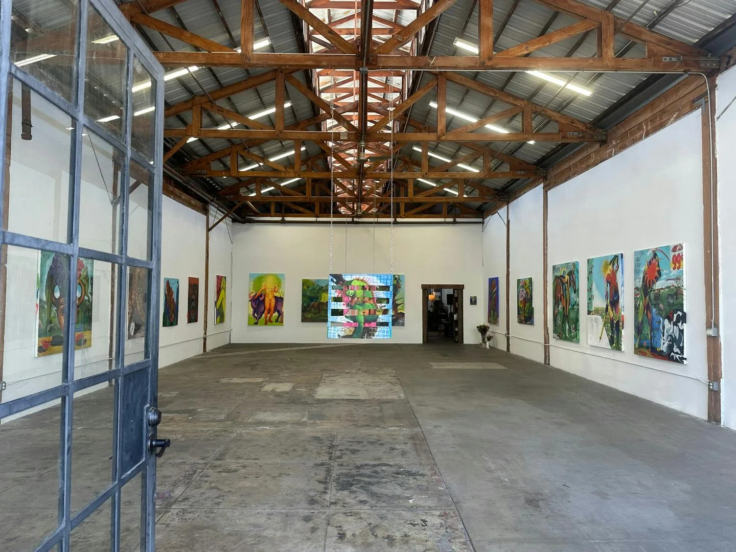 Contemporary Art Gallery with Living Room and Bar — 2