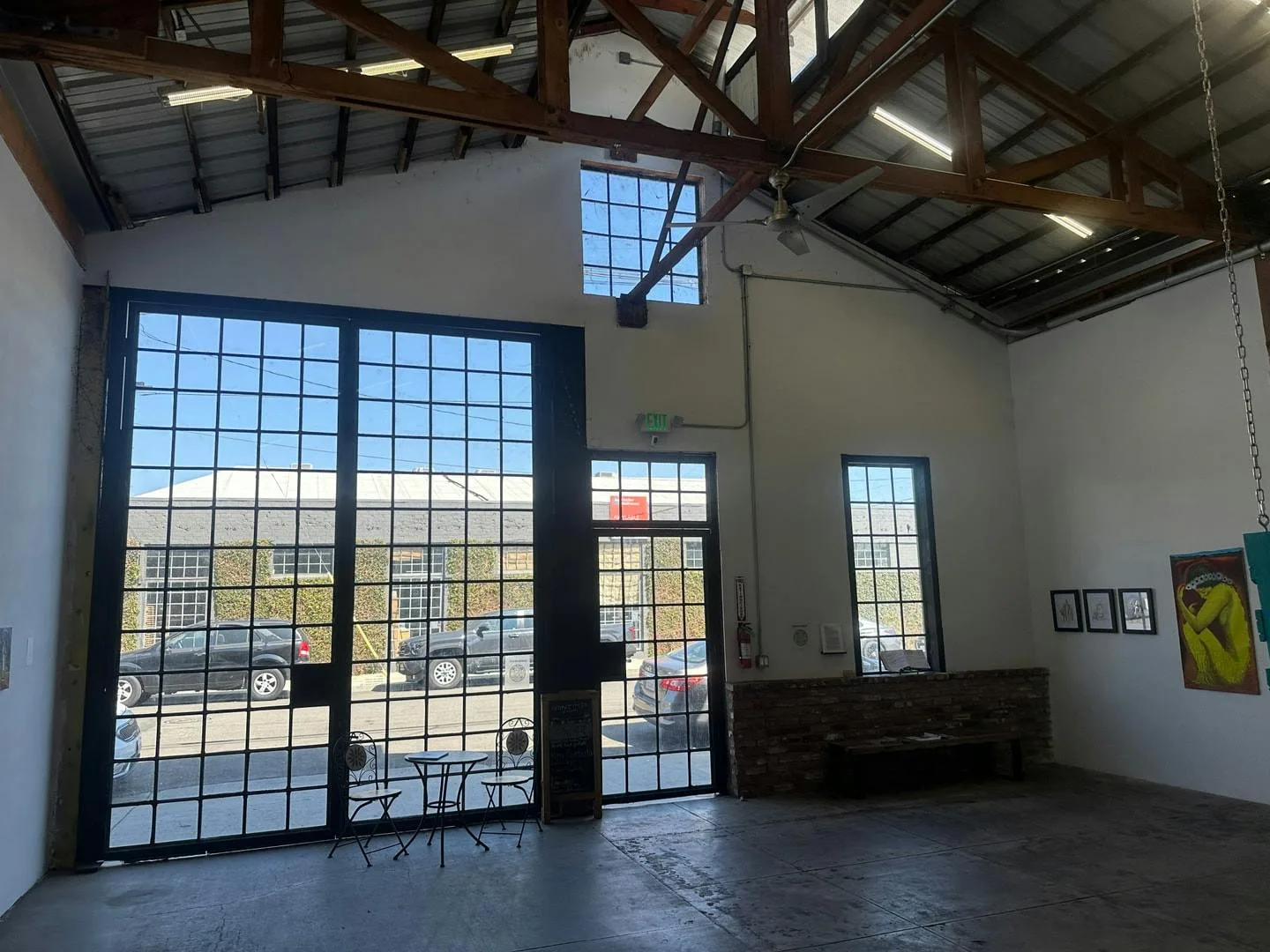 Contemporary Art Gallery with Living Room and Bar — 3