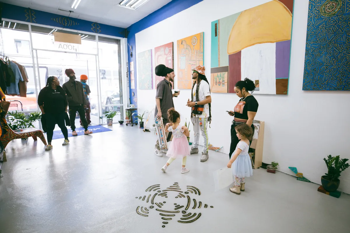 Contemporary Gallery Space in DTLA, 74 sqm, art exhibition, pop-up rental in Los Angeles, third interior view