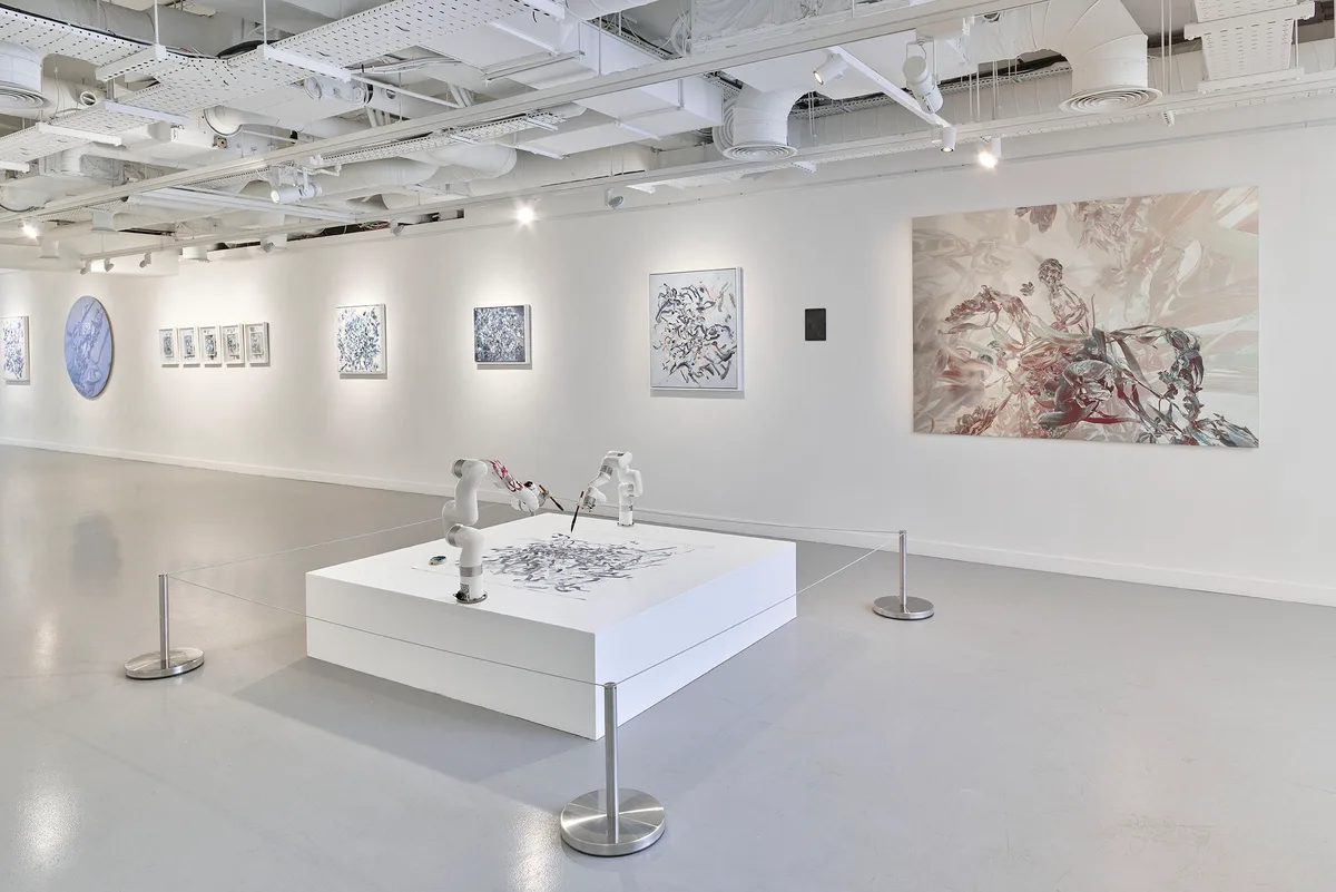 Contemporary Gallery Space in Mayfair, 307 sqm, art exhibition, pop-up rental in London, second interior view