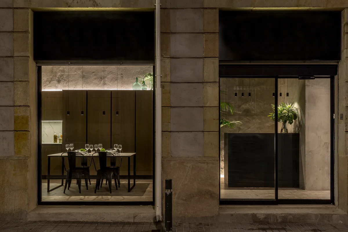 Contemporary Gastronomic Venue with Modern Kitchen, 140 sqm, private event, pop-up rental in Barcelona
