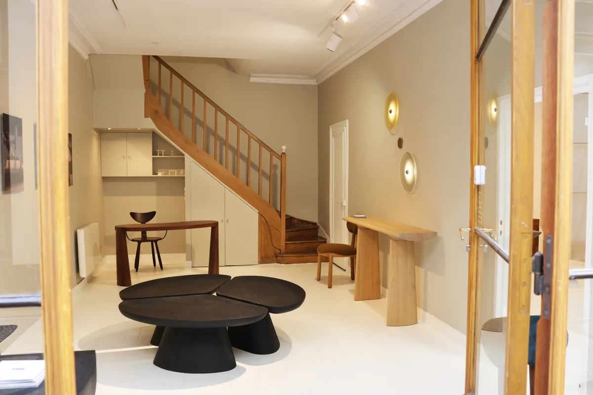 Contemporary Showroom in the Iconic Galerie Vivienne, 50 sqm, showroom presentation, pop-up rental in Paris, interior view