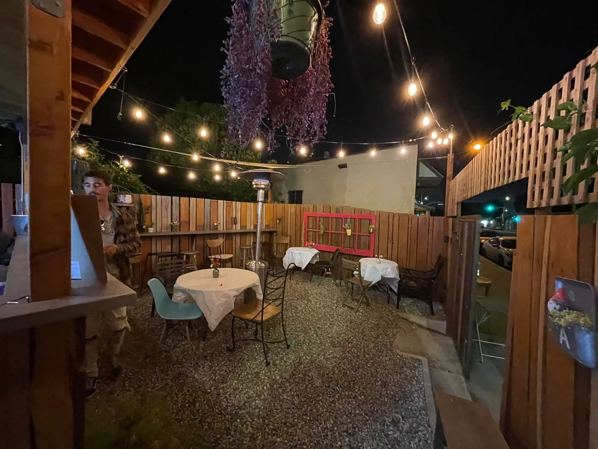Cozy 600 Sq Ft Patio Space with Food Prep Area, 56 sqm, retail activation, pop-up rental in Los Angeles