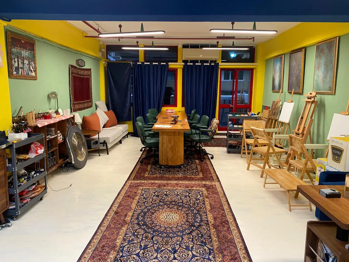 Creative Event Studio with Natural Light and Balcony, 56 sqm, private event, pop-up rental in Hong Kong