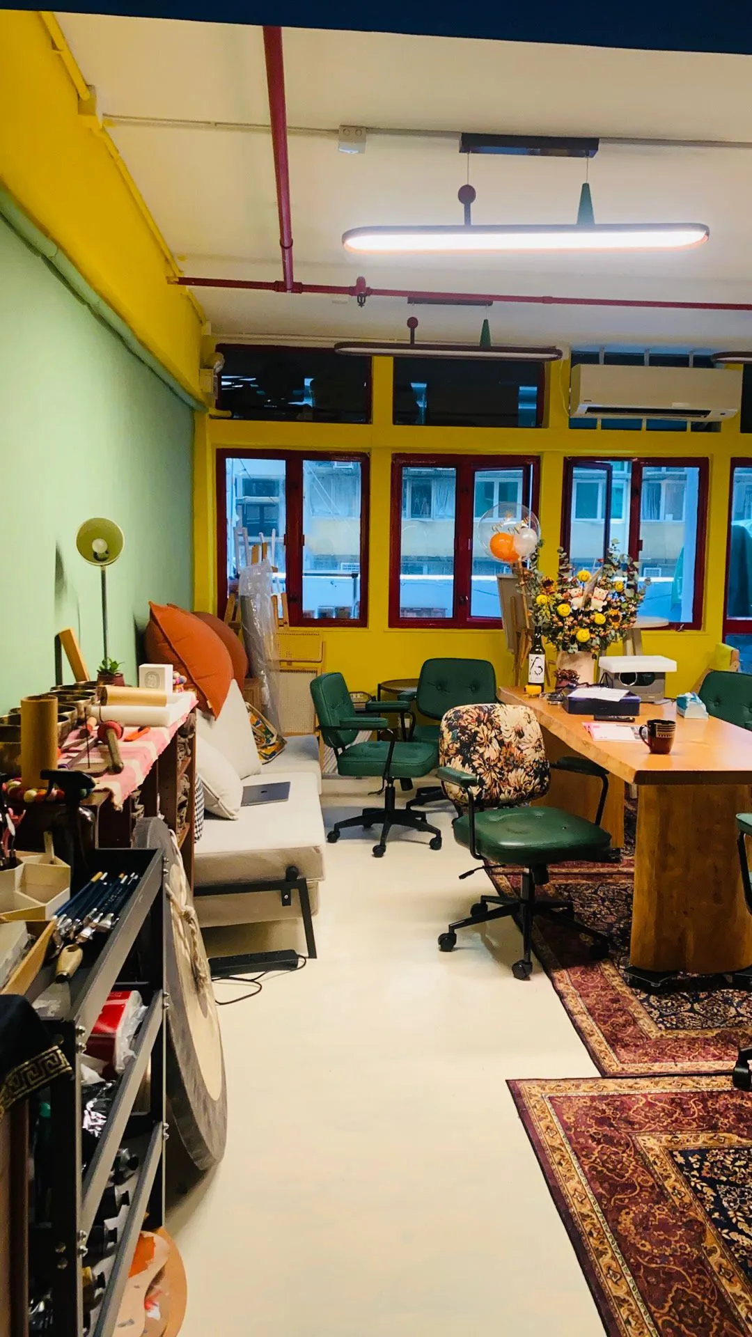 Creative Event Studio with Natural Light and Balcony, 56 sqm, private event, pop-up rental in Hong Kong, third interior view