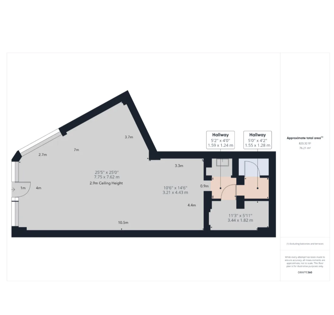 Customizable White Space for Events and Activations, 84 sqm, brand activation, pop-up rental in Greater London, third interi…