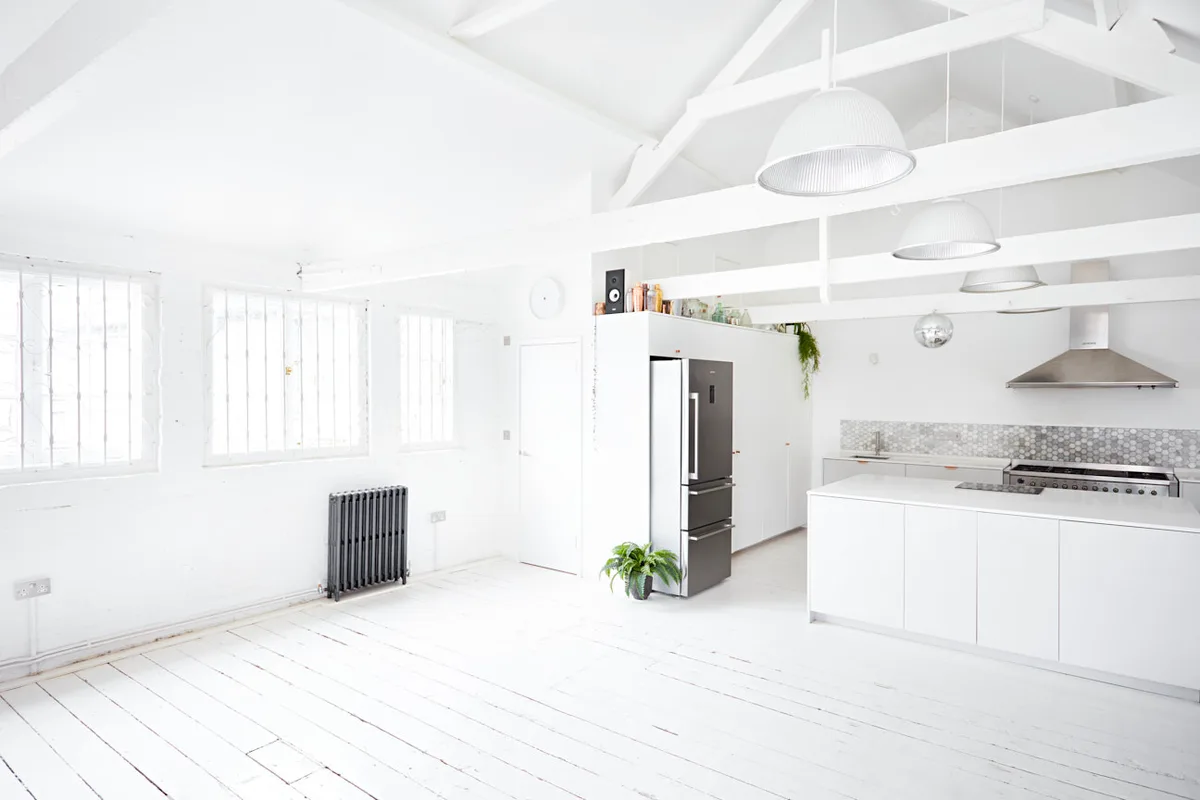 Daylight Photography Studio and Kitchen in Forest Hill, 65 sqm, photo shoot, pop-up rental in London, interior view