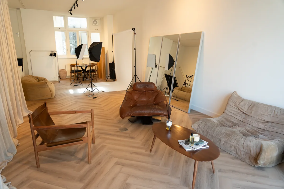Daylight Studio for Creators in Amsterdam, 60 sqm, photo shoot, pop-up rental, third interior view