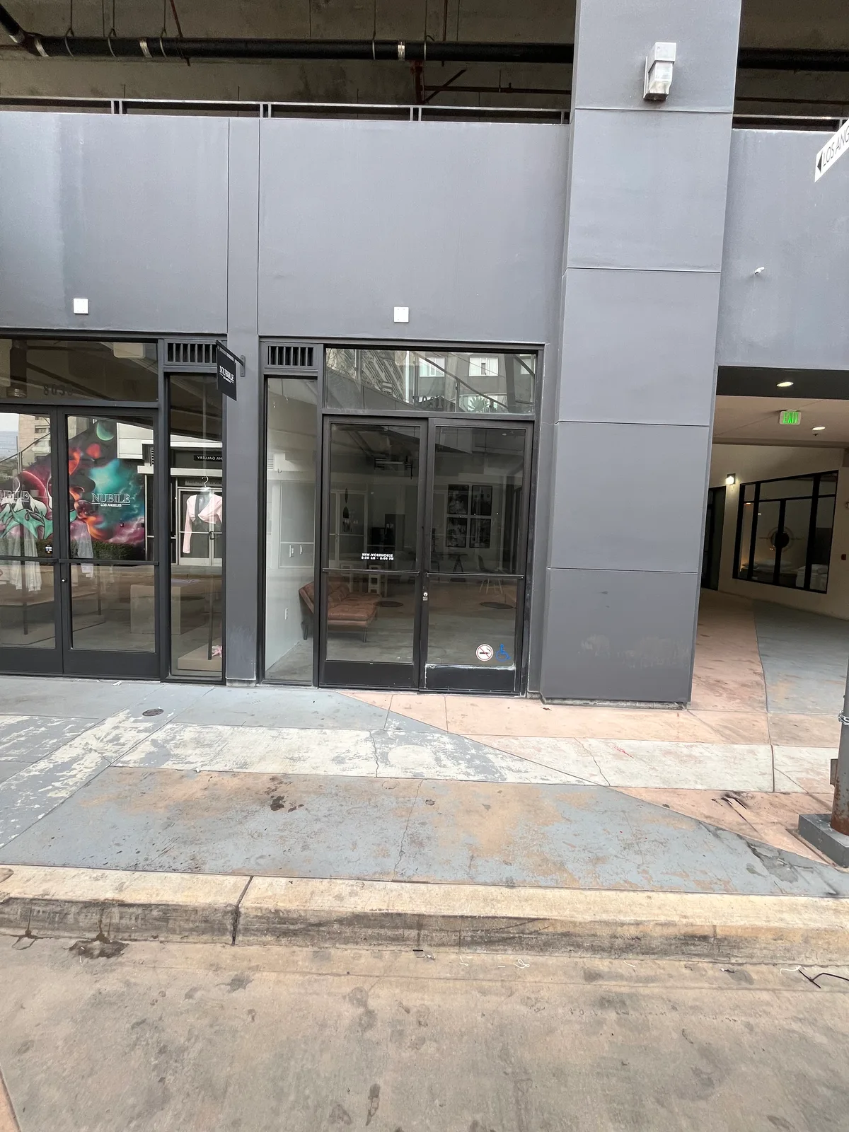 Dynamic Retail Space in Los Angeles, 47 sqm, pop up store, second interior view