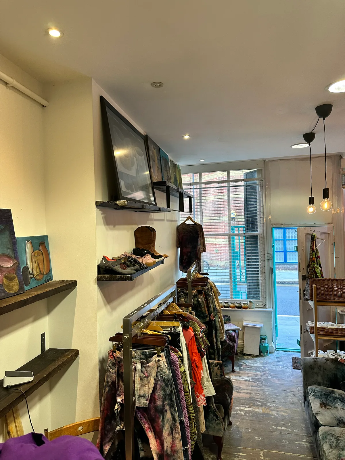Eclectic Shop Space for Filming in Shoreditch, 60 sqm, photo shoot, pop-up rental in Greater London, interior view