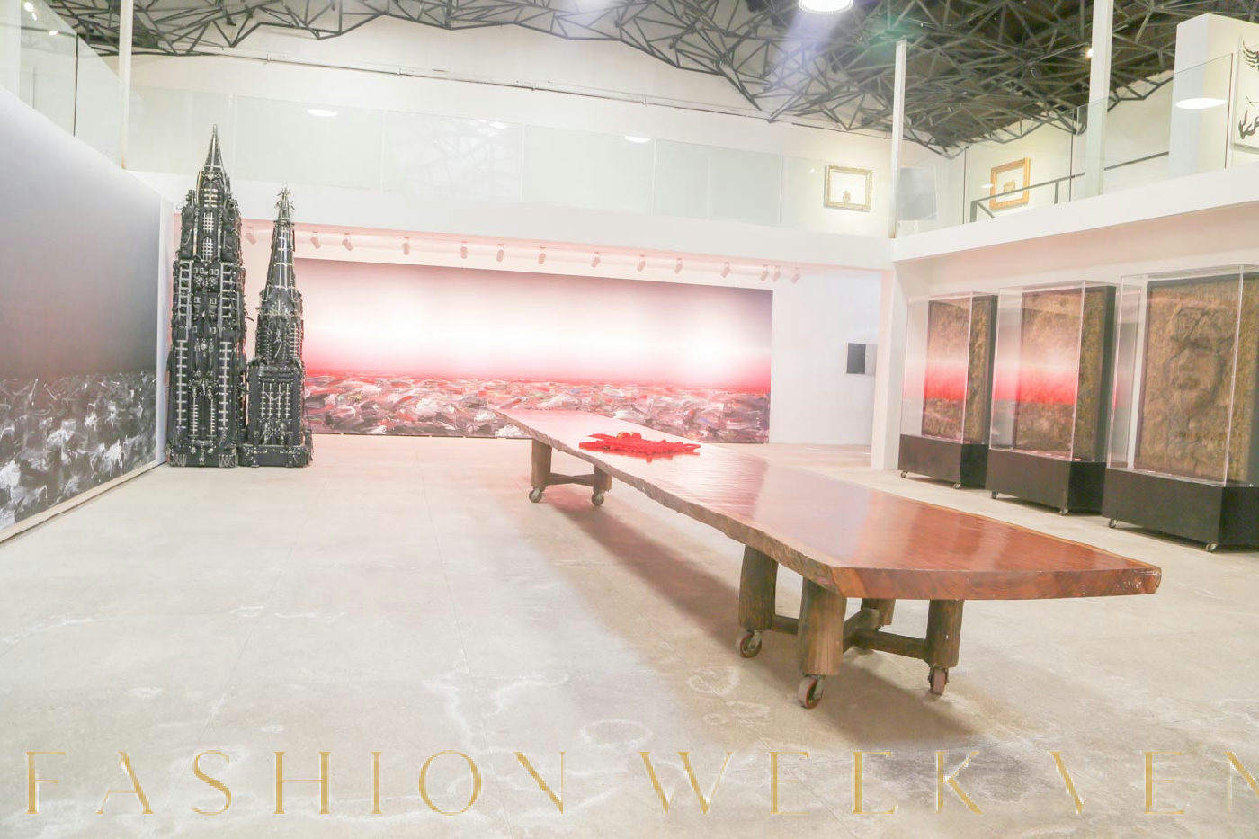 Elegant Art Exhibition Space in Yangpu District, 500 sqm, pop-up rental in Shanghai, second interior view