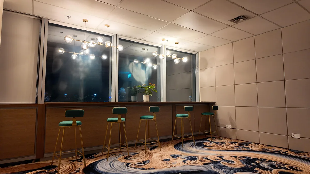 Elegant Event Hall in Singapore’s CBD, 312 sqm, workshop, pop-up rental, third interior view