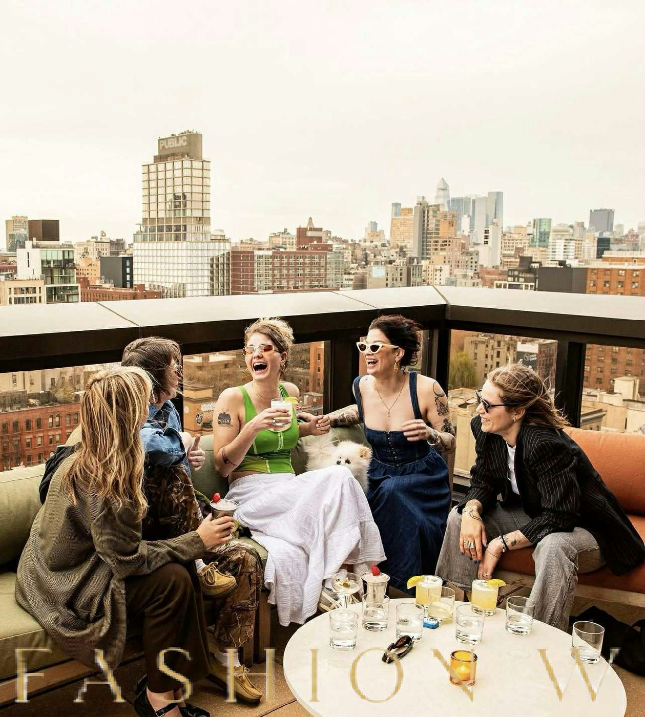 Elevated Rooftop Bar with Panoramic Lower Manhattan Views, 139 sqm, private event, pop-up rental in New York