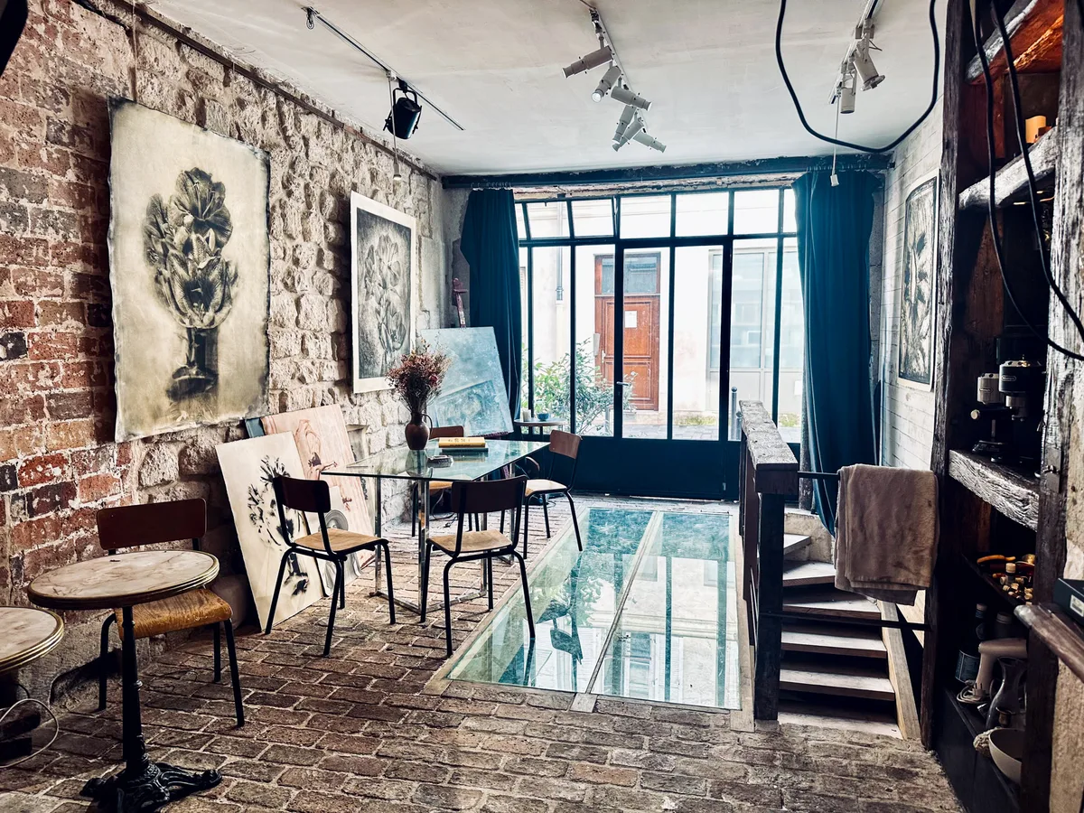 Espace Artistique Multifonctionnel à Paris, 97 sqm, art exhibition, pop-up rental, interior view
