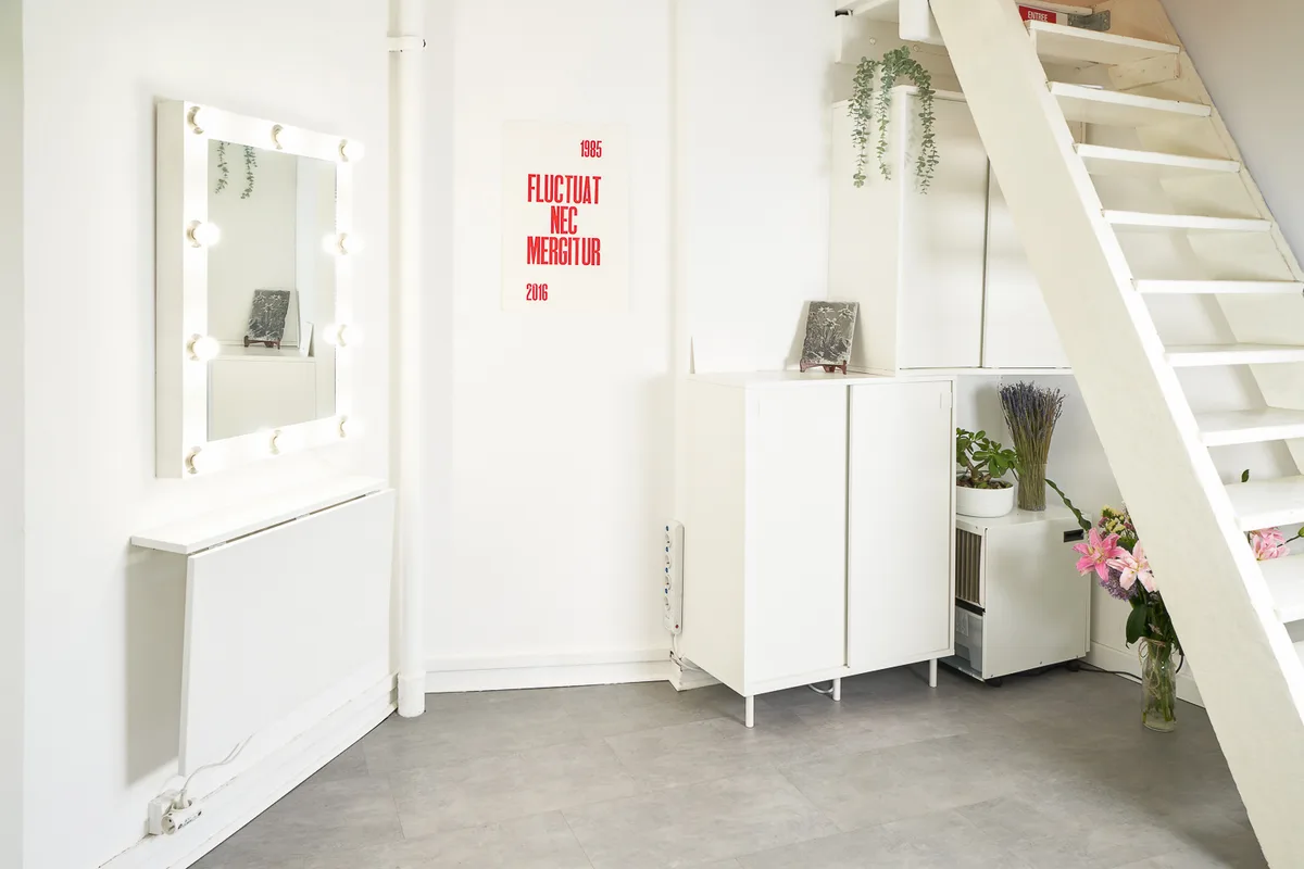 Espace Créatif avec Plateau Intérieur et Extérieur, 45 sqm, photo shoot, pop-up rental in Paris, interior view
