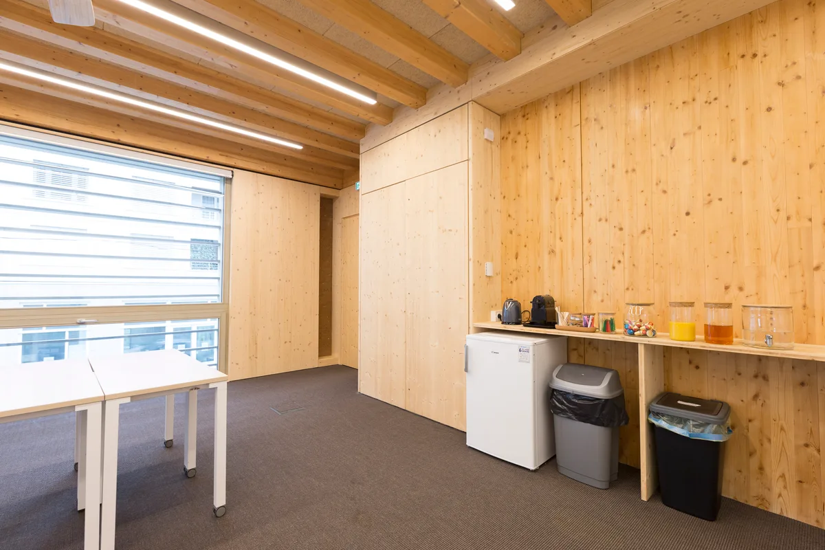 Espace de Réunion et Coworking Écoresponsable à Lyon, 75 sqm, workshop, pop-up rental, second interior view