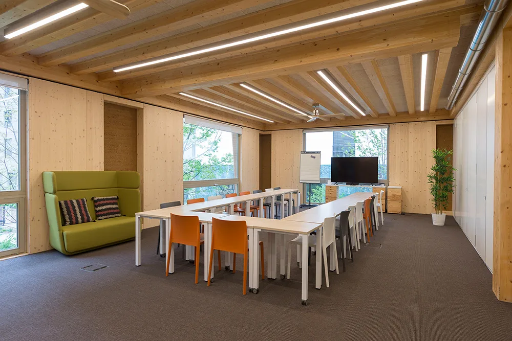 Espace de Réunion et Coworking Écoresponsable à Lyon, 75 sqm, workshop, pop-up rental, third interior view