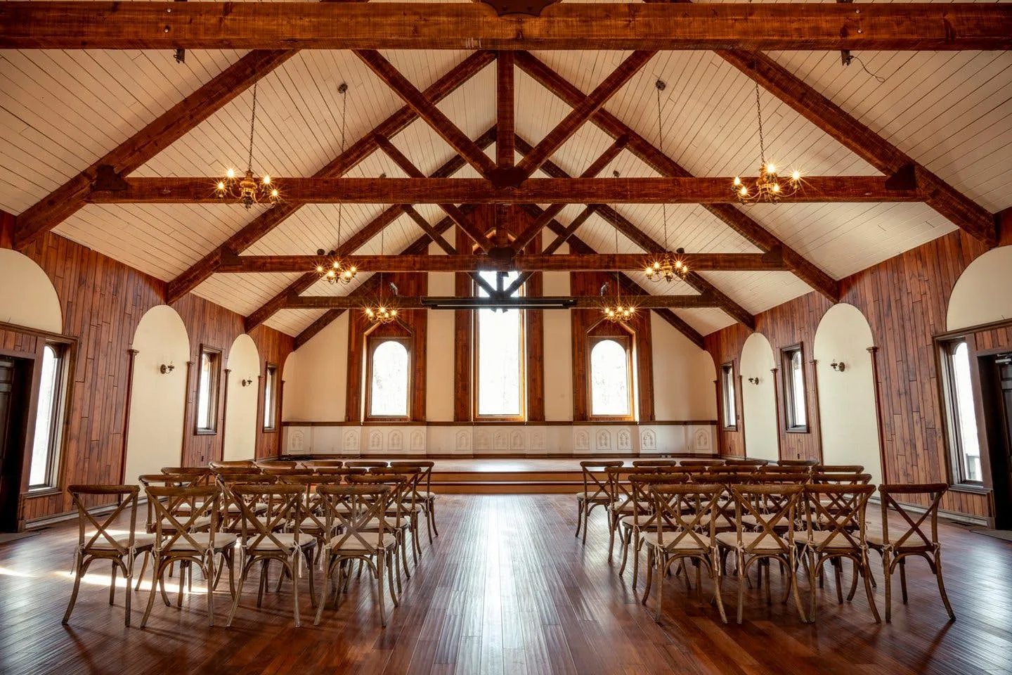 Event Center in Preserved Rustic Chapel, Orono — 4