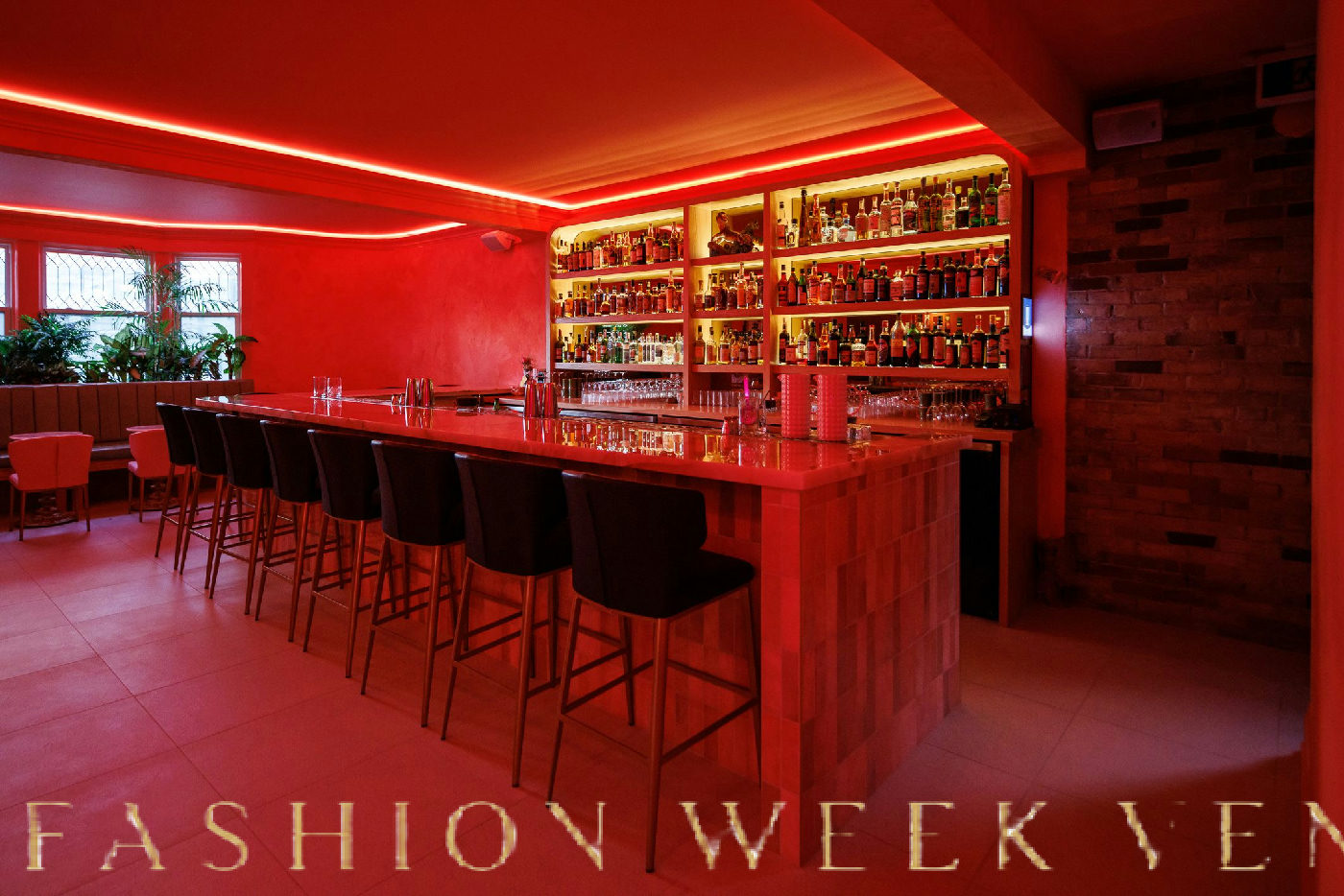 Exclusive Cocktail Bar with Unique Design Elements, 81 sqm, brand activation, pop-up rental in Toronto, interior view