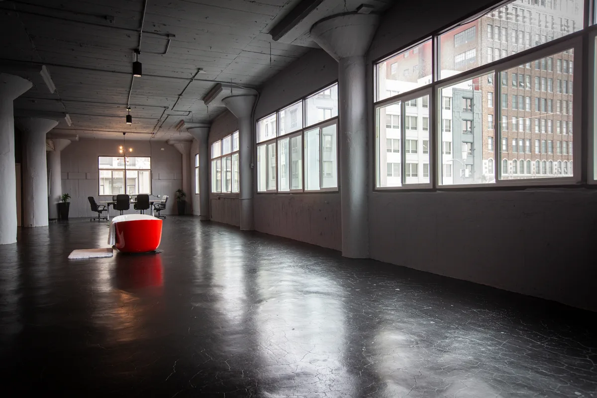 Expansive Gallery Showroom in Downtown Los Angeles, 743 sqm, showroom presentation, pop-up rental, second interior view