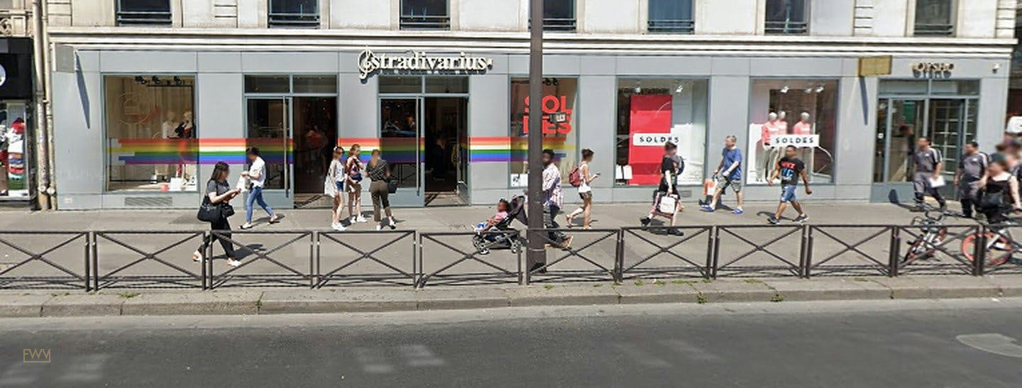 Flagship Retail Space on Rue de Rivoli, Paris