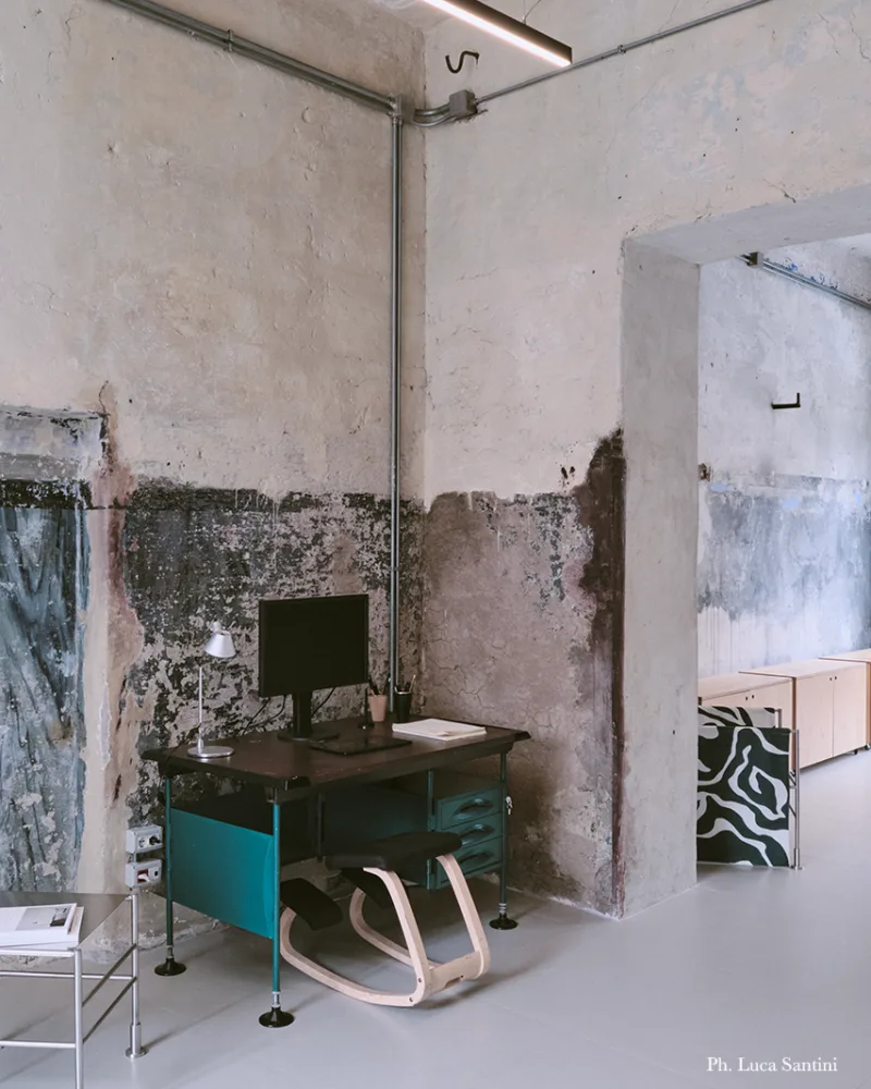 Flexible Creative Space for Events and Collaborations, 60 sqm, art exhibition, pop-up rental in Roma, second interior view