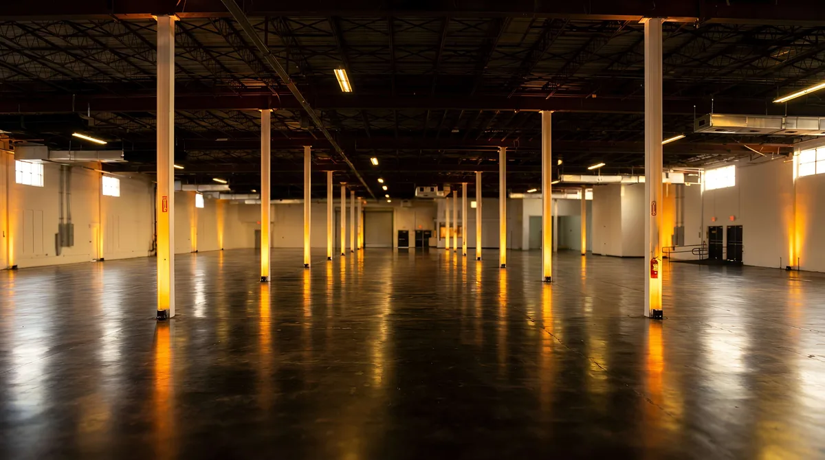 Flexible Industrial Event Space in Wynwood, 3046 sqm, pop up store in Miami, second interior view