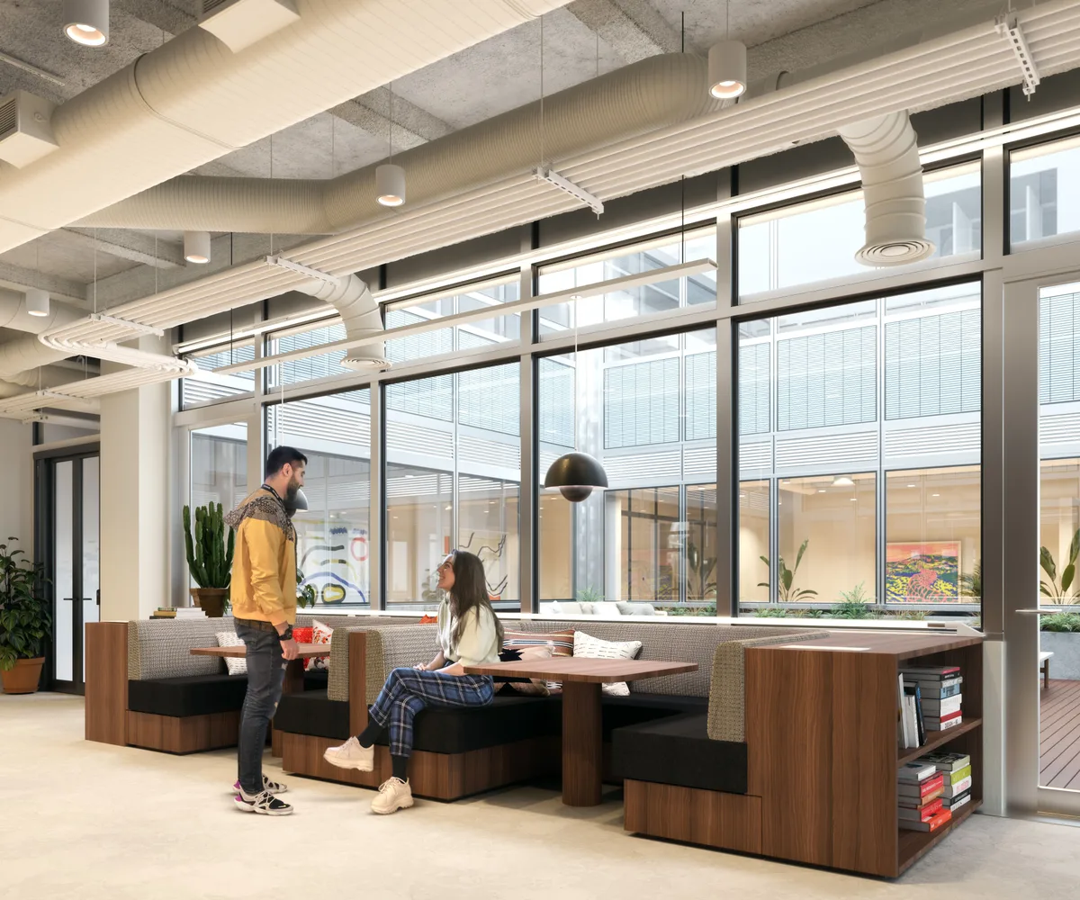 Flexible Office Spaces for Rent at WeWork La Défense, 40 sqm, corporate event, pop-up rental in Puteaux