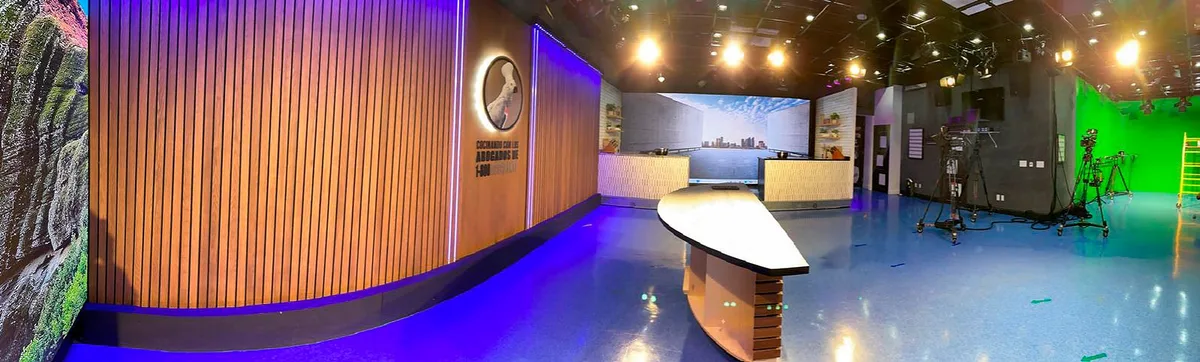 Fully Equipped Television Studio for Professional Productions, 89 sqm, video production, pop-up rental in Queens, second int…