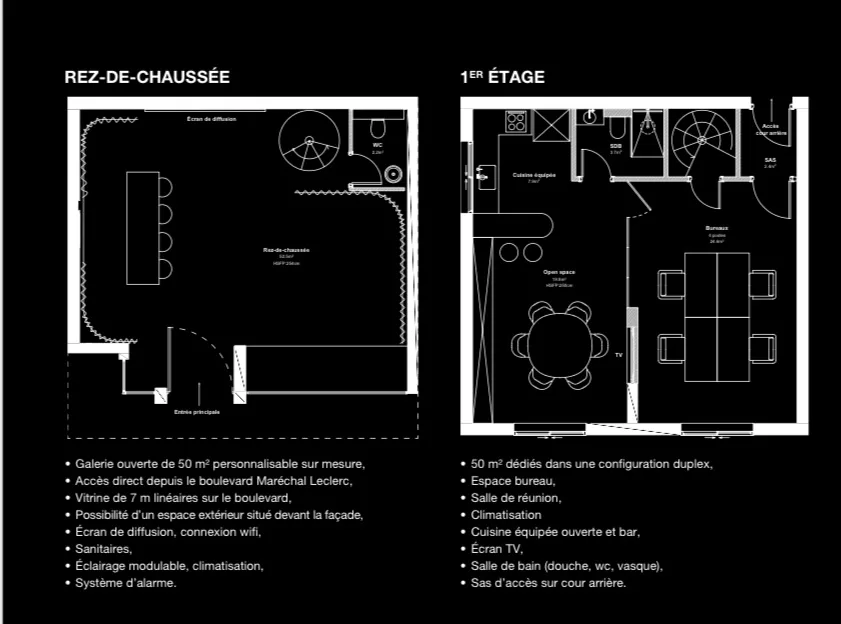 Galerie d'Exposition au Design Minimaliste, 50 sqm, art exhibition, pop-up rental in Beaulieu-sur-Mer, second interior view
