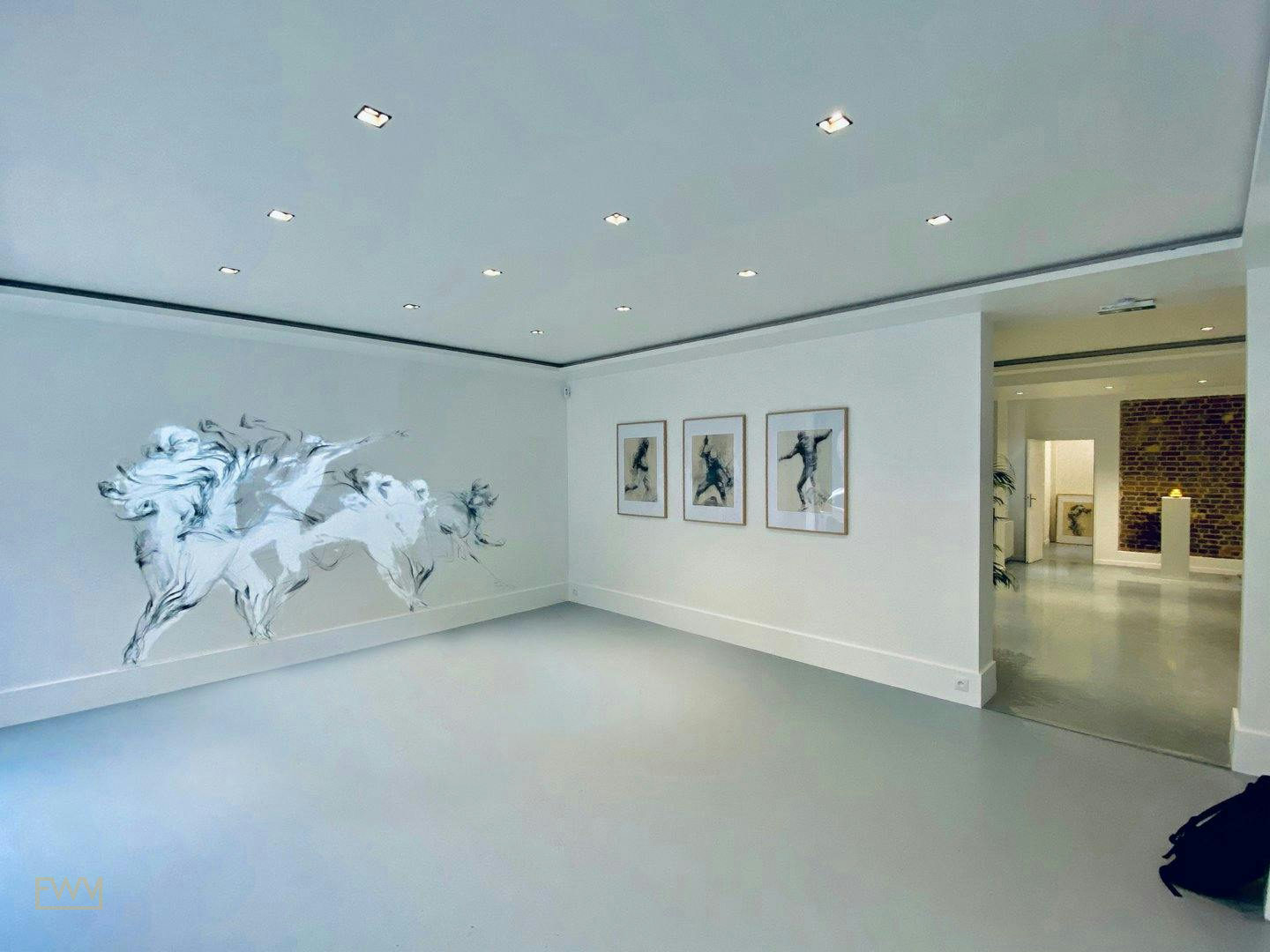 Gallery and Showroom in the Haut Marais, Paris, 115 sqm, gallery showing, pop-up rental