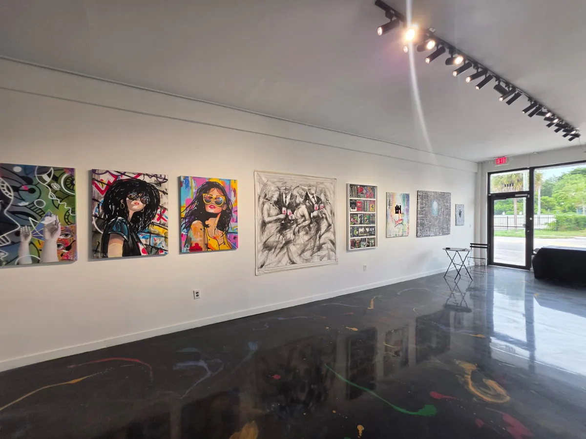 Gallery Space Available in Miami Design District, 204 sqm, art exhibition, pop-up rental, second interior view