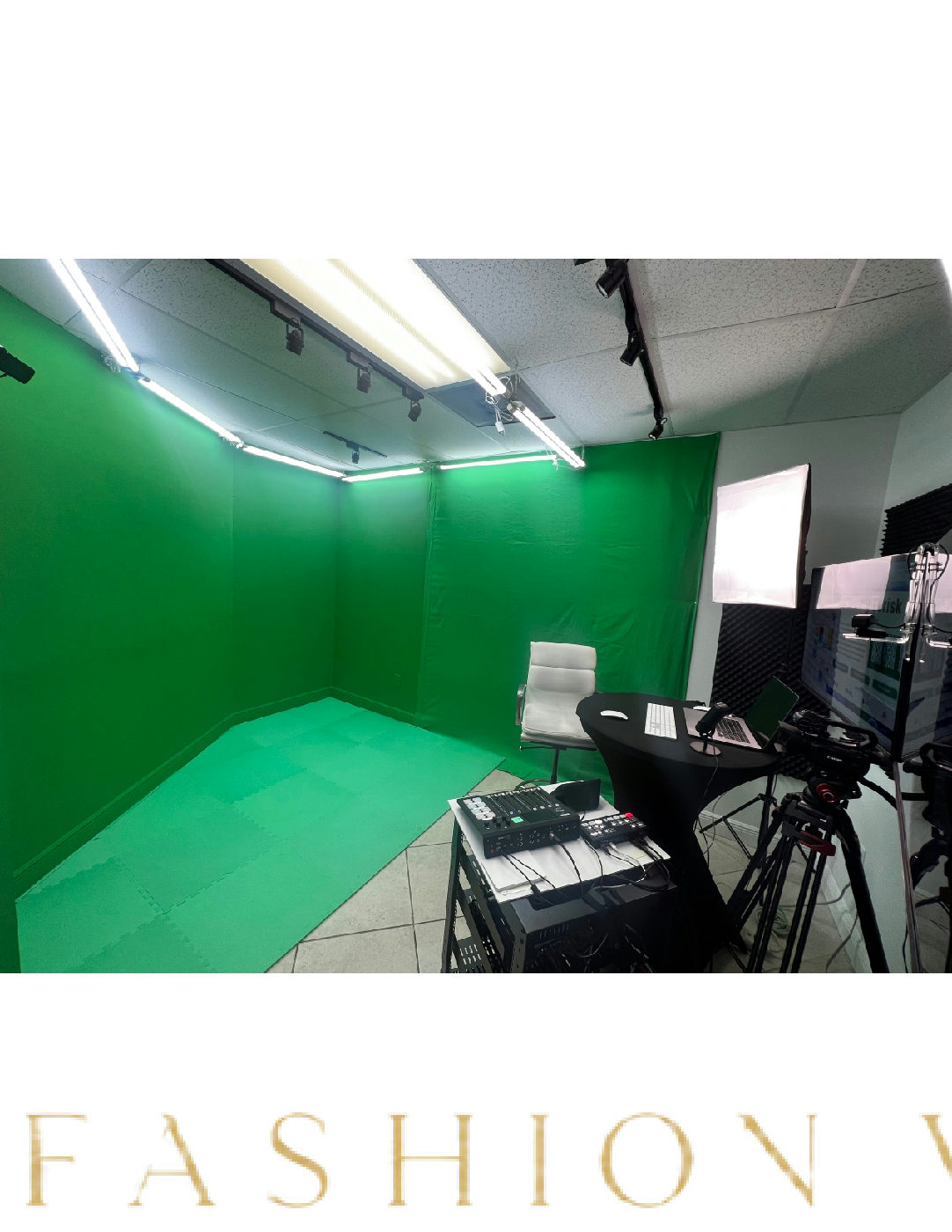 Green Screen Studio for Video and Audio Production, 9 sqm, video production, pop-up rental in Pompano Beach